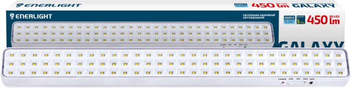 Cвітильник аварійний ENERLIGHT GALAXY 450Лм 6500К Li 3,7В 2,2Агод